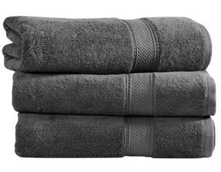 100% Cotton Bath Towels - 3 Pack