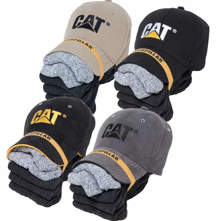 Cat Workwear - Cap/Sock Bundle
