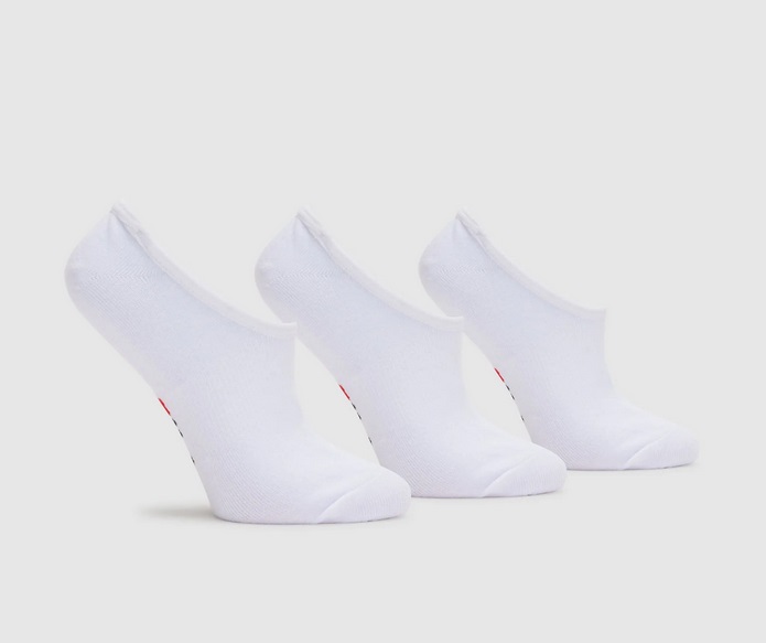 Fila - Unisex No Show Socks 3pk - Size 6-10